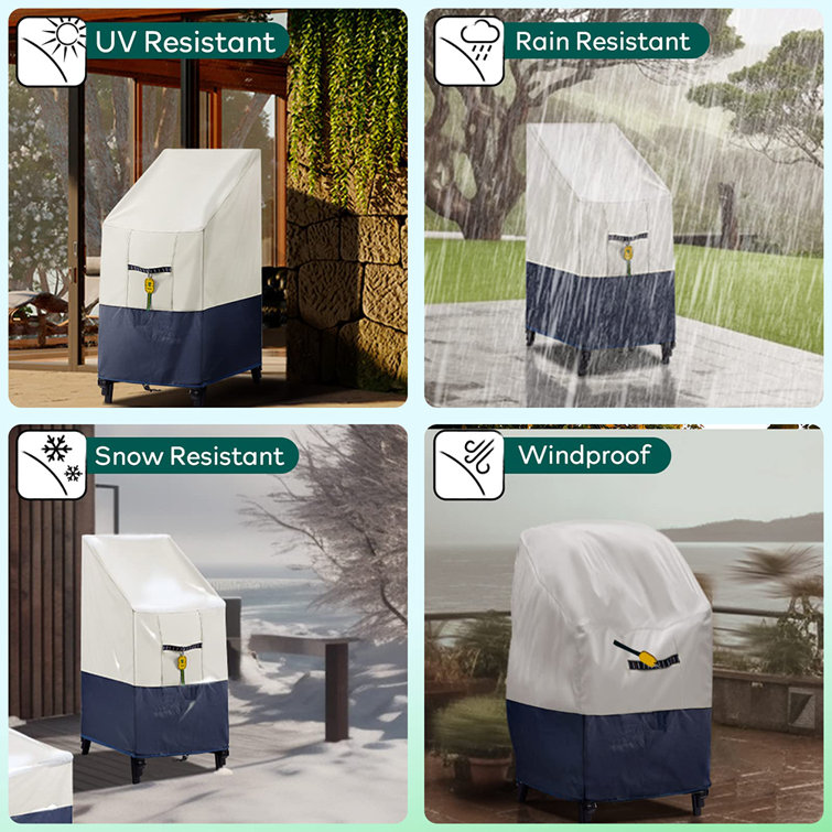 Rebrilliant Stackable Outdoor Patio Chair Covers Wayfair